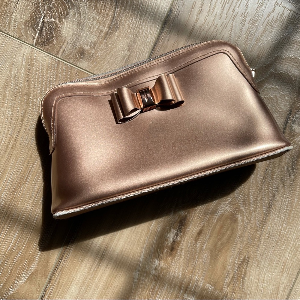 Rose Gold Ted Baker makeup bag